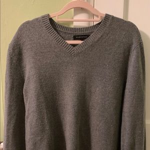 Banana Republic Gray V neck Sweater